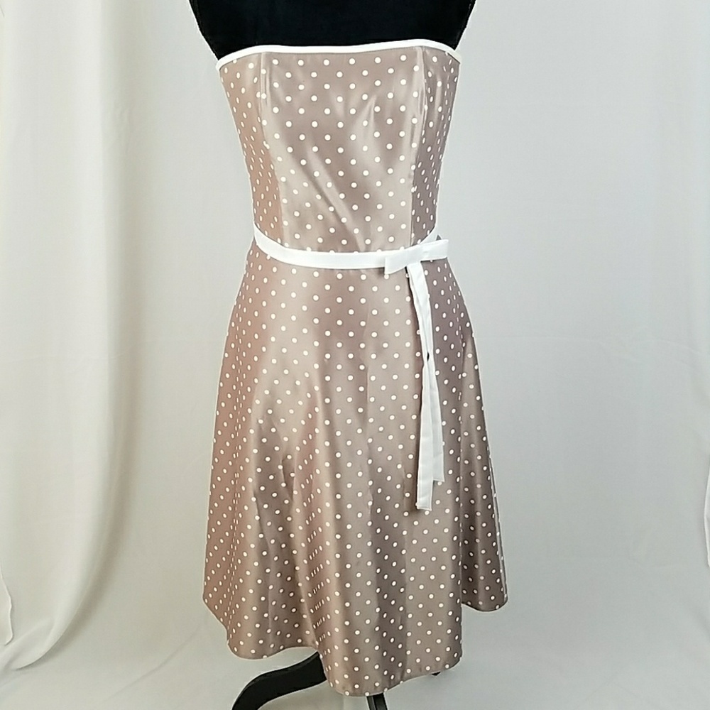 Scott McClintock women 6‎ dress satin white bow